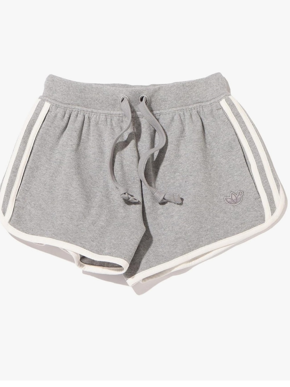 NWTS adidas Originals Womens Blue Version Waffle Shorts XS